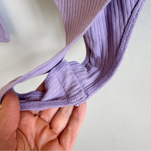 ASTR • Cutout Bodysuit in Purple - Picture 5 of 11